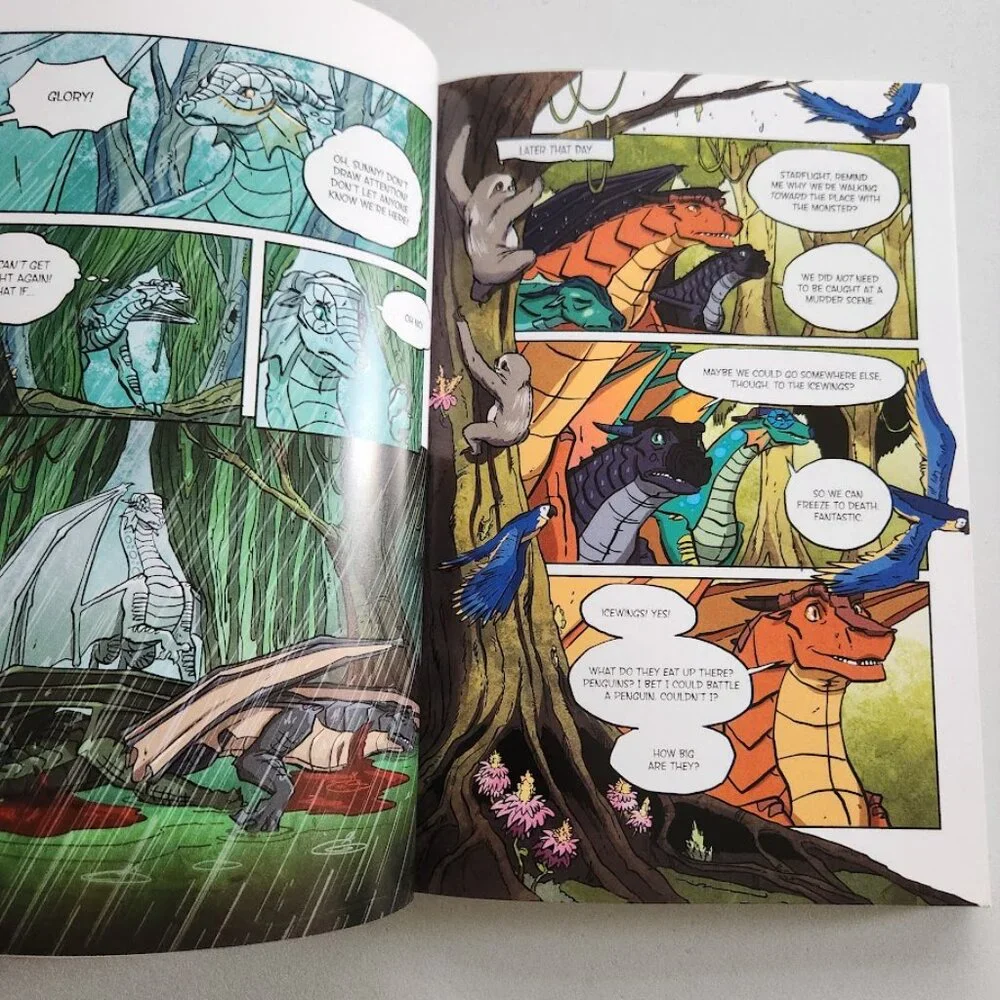 New Wings of Fire The Hidden Kingdom Graphic Novel #3 Comic Book Graphix 9781338